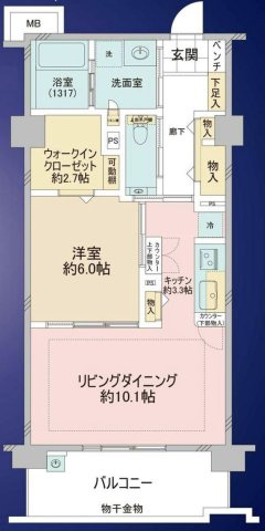 【間取り】 | デュオセーヌ緑山