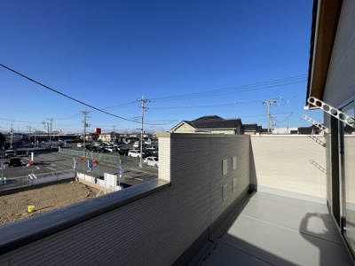 【バルコニー】 | 深谷市上柴町東3丁目　戸建住宅 | ≪2号棟≫
現地(2025年1月撮影)