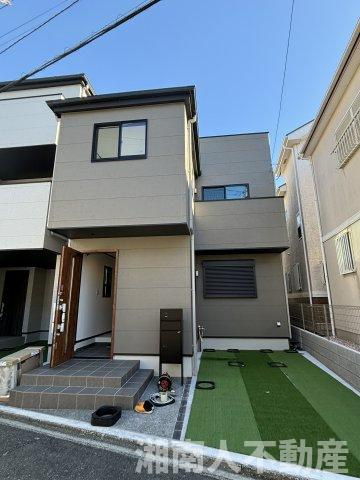 茅ヶ崎市若松町新築戸建ての外観|落ち着いた雰囲気の外観です