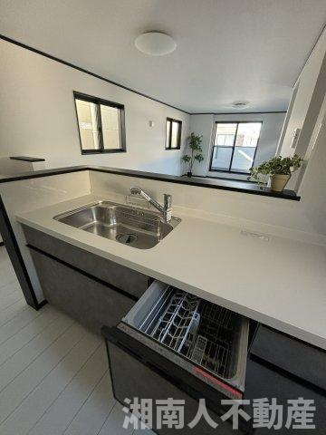 茅ヶ崎市若松町新築戸建てのキッチン|お料理しやすいキッチンです