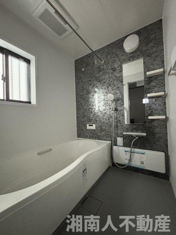 茅ヶ崎市若松町新築戸建ての浴室|きれいなお風呂です