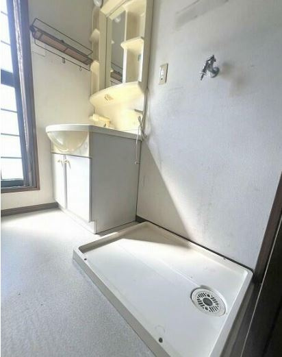 【中古】鶴ヶ島市五味ヶ谷中古住宅のランドリースペース|ランドリスペースです！