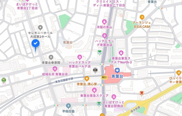 シトラス青葉台の地図
