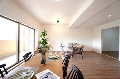 【居間・リビング】 | 【上質リノベ】ヴェルディ府中ガーデンヒルズ | 室内（2025年4月19日9：00頃）撮影