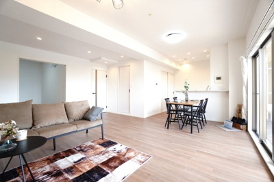 【居間・リビング】 | 【上質リノベ】ヴェルディ府中ガーデンヒルズ | 室内（2025年4月19日9：00頃）撮影