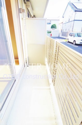 BE AMBITIOUSのバルコニー|※写真は1階のもの