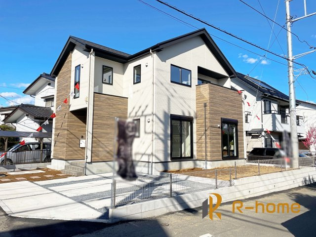 取手市寺田3期　新築戸建て　1号棟の外観|ご予約を頂ければ、『平日』はもちろん『早朝』や『夜間』もご見学可能です♪お気軽にお申し付けください♪