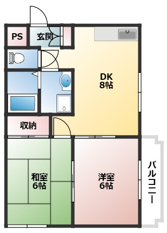 ニューハイツの間取り