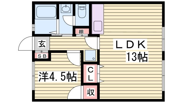 シティ青山の間取り