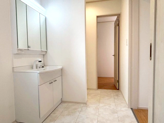 仲介手数料不要　ハートフルタウン菊池市西寺【菊之池小・菊池南中】の独立洗面台