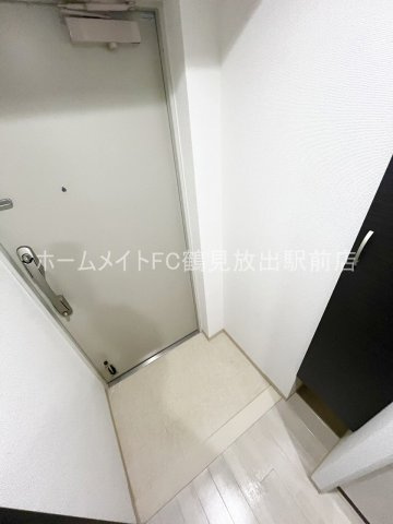 大阪市鶴見区放出東３丁目の賃貸マンションの玄関
