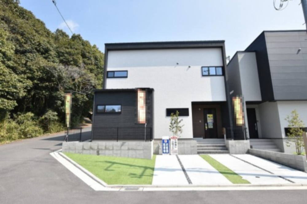 広島市安佐南区長楽寺1丁目　新築一戸建て(全9棟)の外観