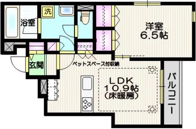 ピア　氷川参道の間取り