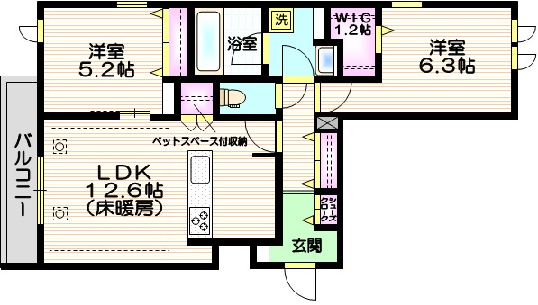仮称　浦和区常盤4丁目メゾンの間取り