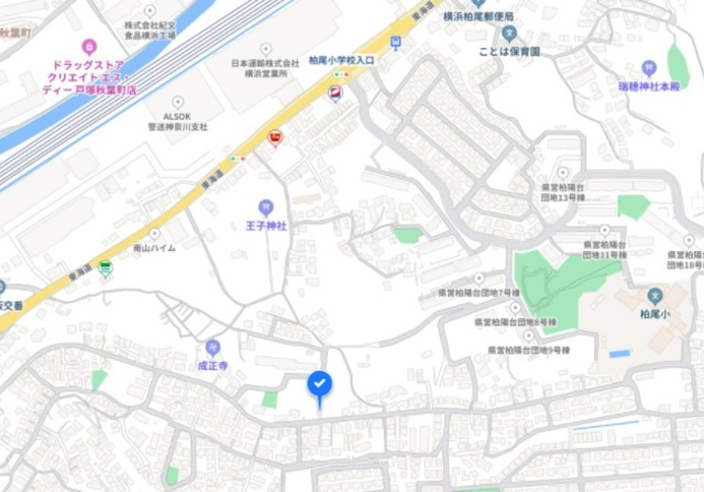 サニーヒルズ戸塚Ａの地図