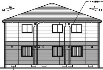 ファミール大野の外観|完成予想図