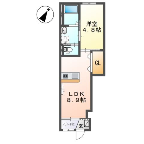 ファミール大野の間取り