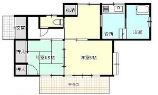 高崎市吉井町塩川　中古660の間取り