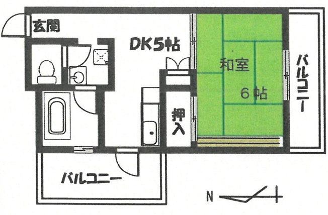 【間取り】 | 坪内マンション