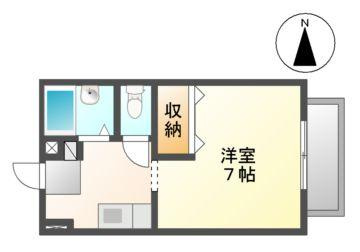 カーサ・アネーロ　Ｂの間取り