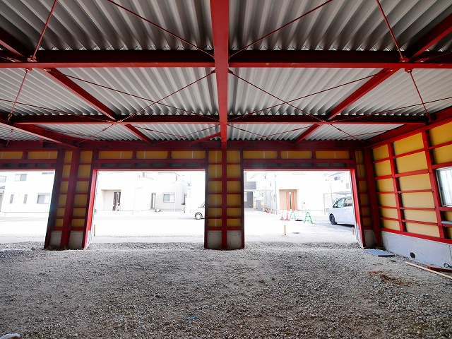 木津川キャンプの内装