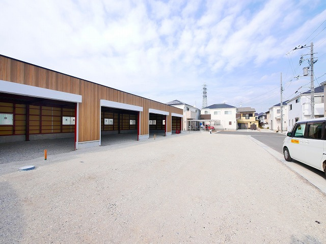 木津川キャンプの駐車場