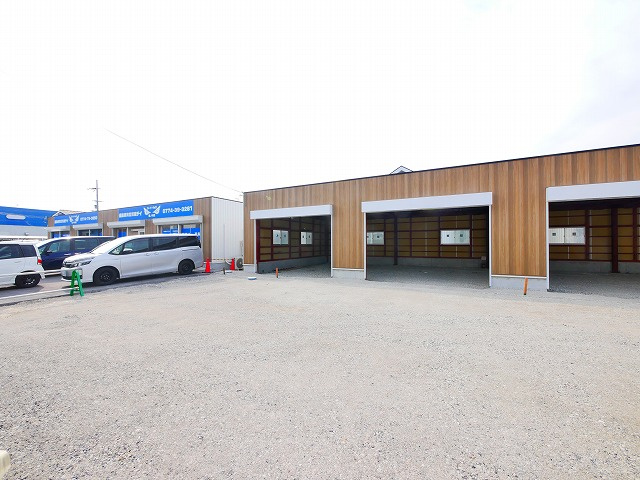 木津川キャンプの駐車場