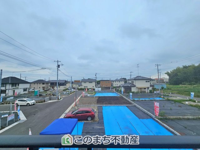 いろどりアイタウン小山市粟宮22-P1　5号棟の展望|バルコニーからの眺めです！
