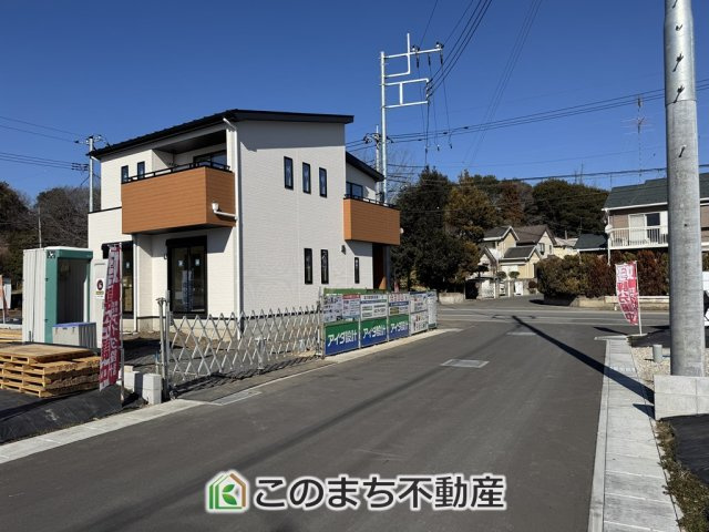 いろどりアイタウン小山市粟宮22-P1　5号棟の前面道路含む現地写真|前面道路含む現地写真