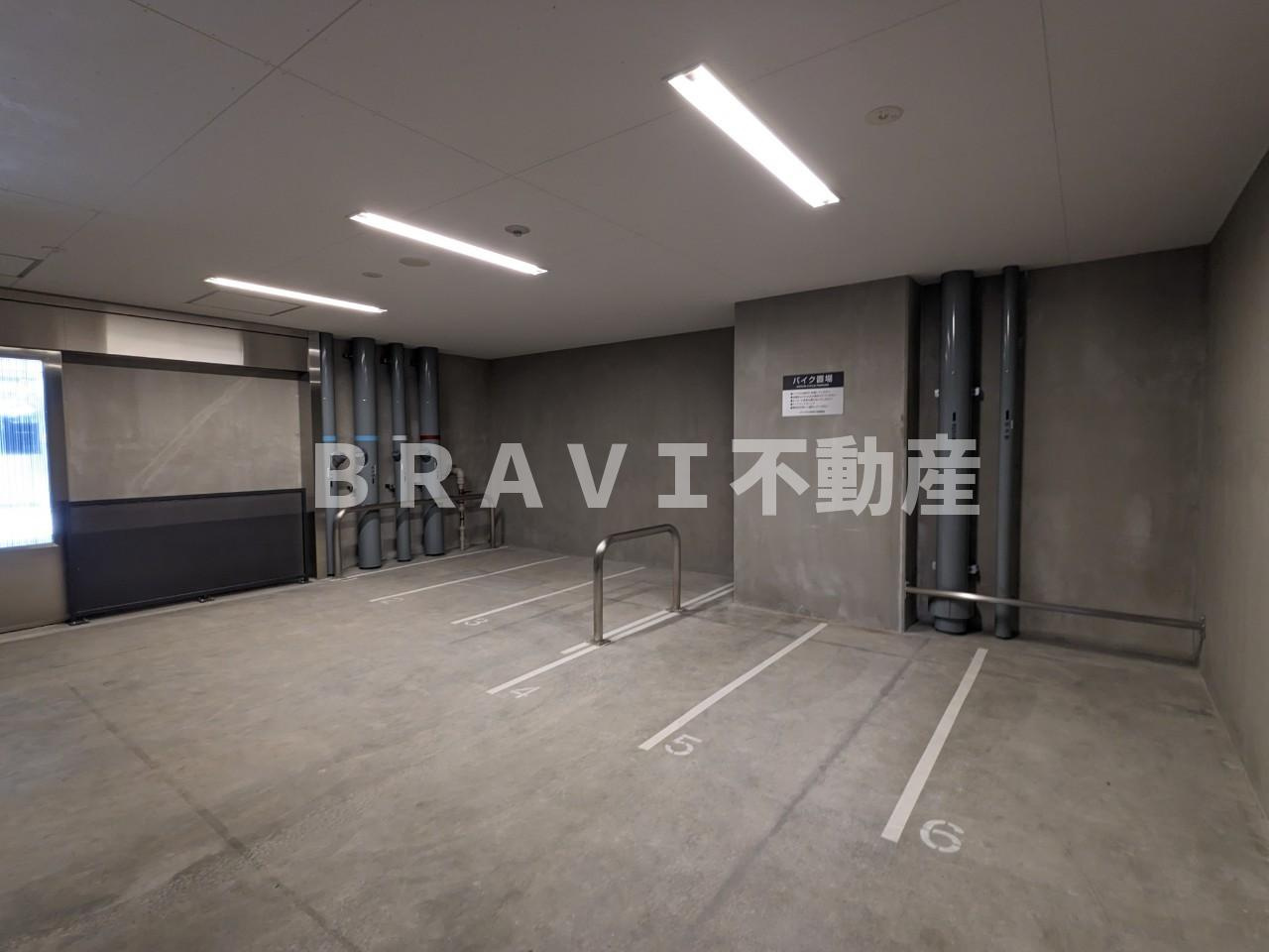 シティテラス谷町四丁目 BRAVI不動産のその他共用部分|バイク置場も充実
