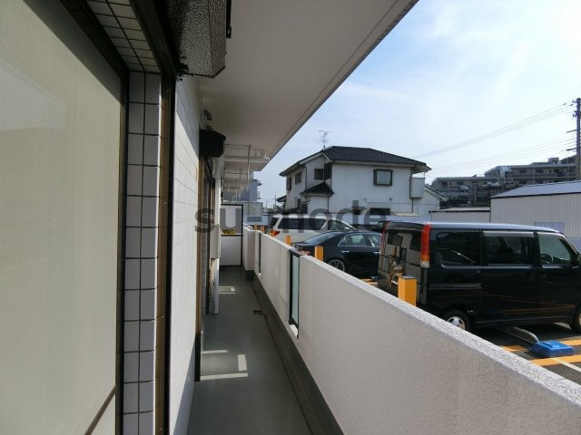 パークヒル尾崎のバルコニー