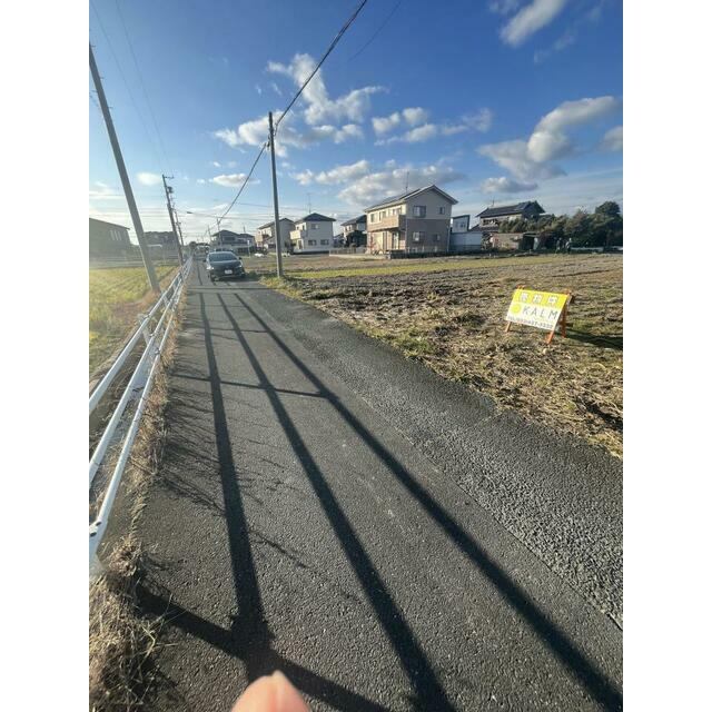 売土地　中央区西町の前面道路含む現地写真
