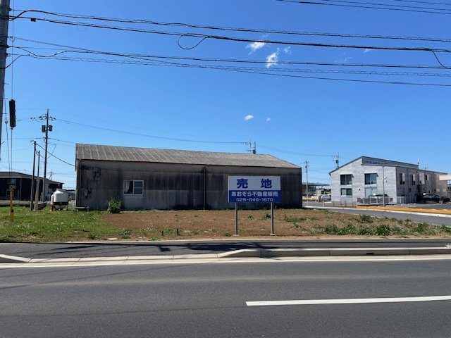【土地・建築条件なし】分割も可！つくば市陣場296坪広い土地の画像