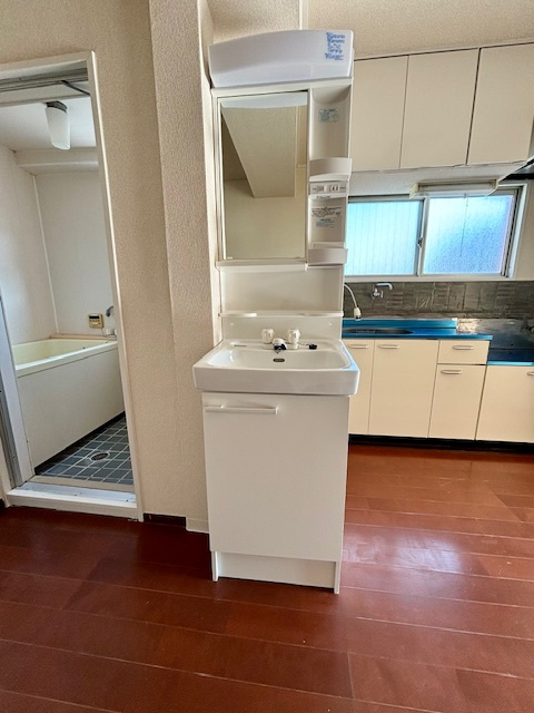 泊第一ビルの独立洗面台