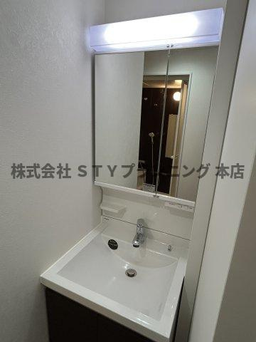 仲介手数料０円！Warren nishikiⅠの独立洗面台