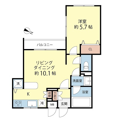 東急ドエルアルス大森の間取り