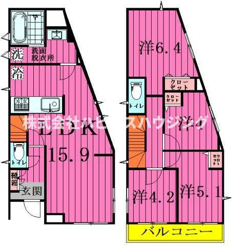 Ｋｏｌｅｔ柏弥生町～コレットカシワヤヨイチョウ～の間取り