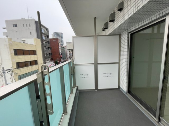 アークシティ柏のバルコニー