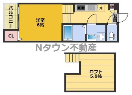 【間取り】 | ルーナ本陣 | 間取りです。