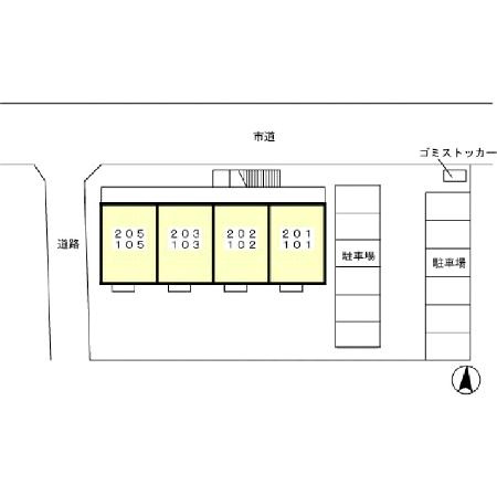 ＴＸハイムの区画図
