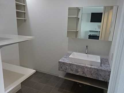 広島市南区旭１丁目　新築一戸建て(全3棟)の独立洗面台