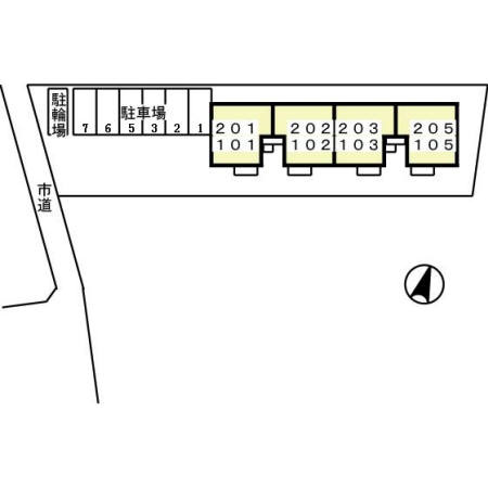 グリーンパーク豊四季の駐車場