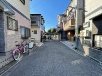 【前面道路含む現地写真】 | 高槻市竹の内町　中古戸建