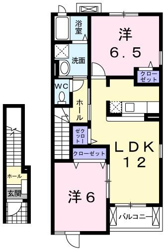 ハイツ　セレノの間取り