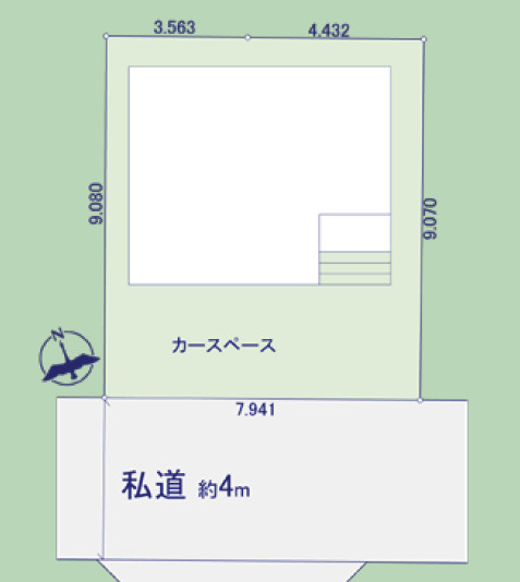 さいたま市北区日進町１丁目　一戸建て　フィット　01の区画図|１号棟