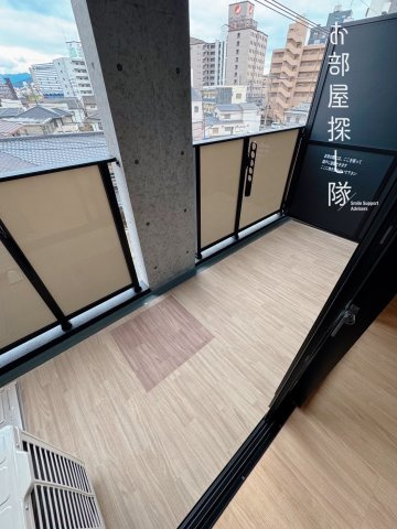 プラージュポインテ六ツ門のバルコニー