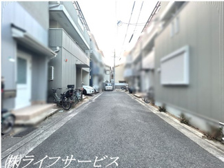 【前面道路含む現地写真】 | 前面道路の様子