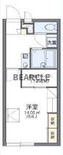 【間取り】 | レオパレスコンフォード　ツバキ