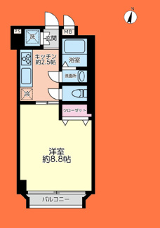 【間取り】 | ハイツ本町