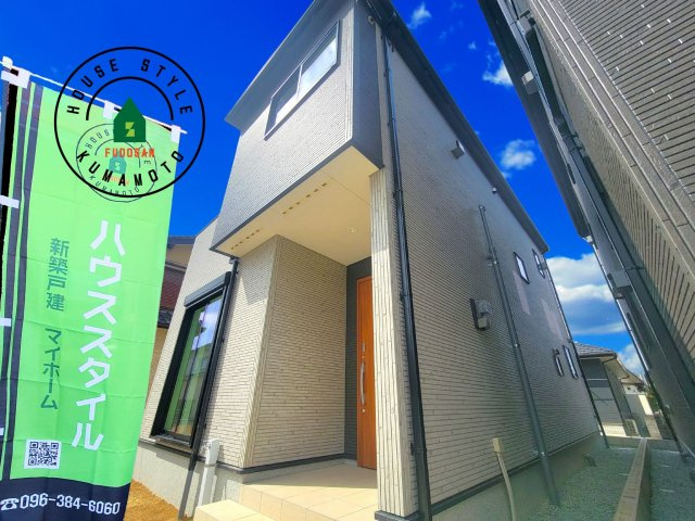 熊本市北区麻生田4丁目第1-2棟（1号棟）の外観|デザイン性のある外観です。